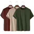 Kit 3 Camisetas Básicas Streetwear, Algodão 100% + Tecido Macio