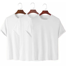 Kit 3 Camisetas Básicas Streetwear, Algodão 100% + Tecido Macio