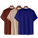 Kit 3 Camisetas Básicas Streetwear, Algodão 100% + Tecido Macio