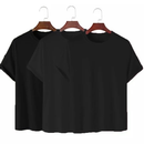 Kit 3 Camisetas Básicas Streetwear, Algodão 100% + Tecido Macio